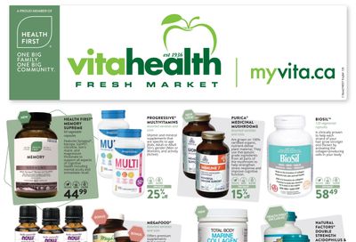 Vita Health Fresh Market Flyer September 3 to 19