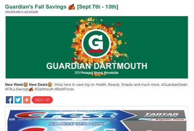 Guardian (Dartmouth Gate) Flyer September 7 to 13