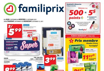 Familiprix Flyer September 9 to 15