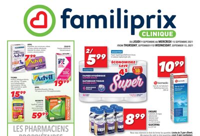 Familiprix Clinique Flyer September 9 to 15