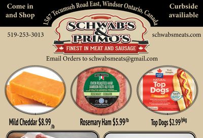 Schwab's & Primo's Flyer September 7 to 11