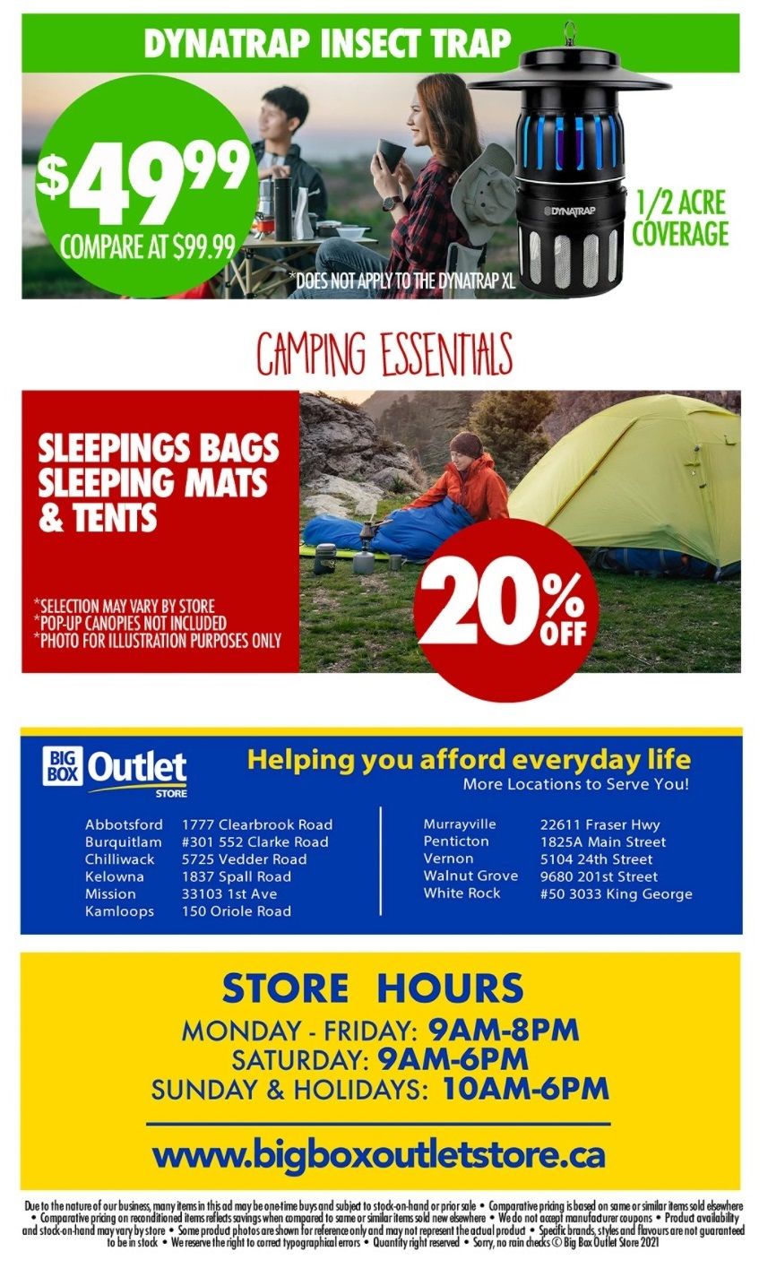 Big Box Outlet Store Flyer September 8 to 14