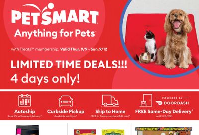 PetSmart Flyer September 9 to 12