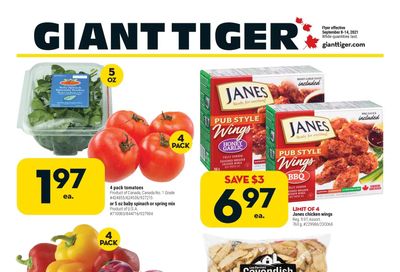 Giant Tiger (Atlantic) Flyer September 8 to 14