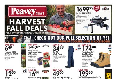 Peavey Mart Flyer September 10 to 16