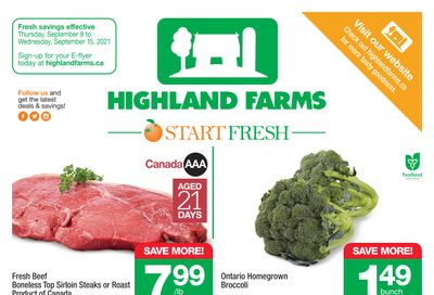 Highland Farms Flyer September 9 to 15