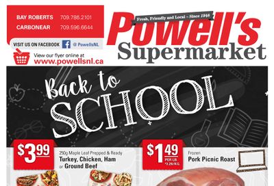 Powell's Supermarket Flyer September 9 to 15