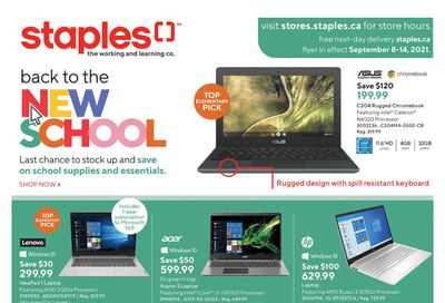 Staples Flyer September 8 to 14