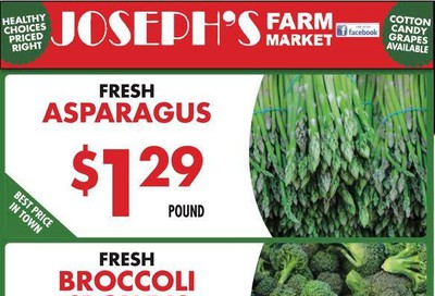 Joseph's Farm Market Flyer March 14 to 16