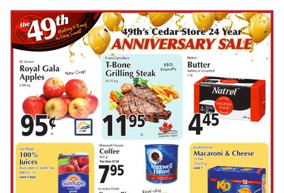 The 49th Parallel Grocery Flyer September 9 to 15