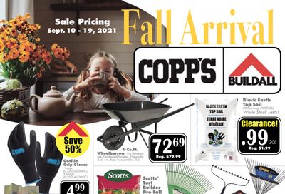 COPP's Buildall Flyer September 10 to 19