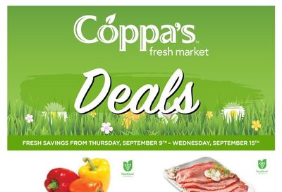 Coppa's Fresh Market Flyer September 9 to 15
