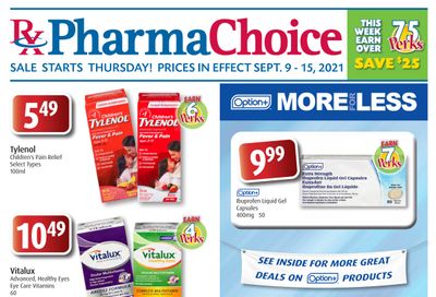 PharmaChoice Health Centre Flyer September 9 to 15