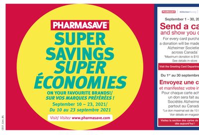 Pharmasave (NB) Super Savings Flyer September 10 to 23