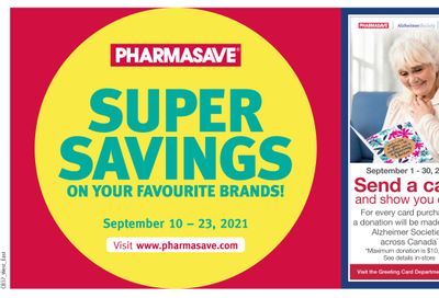 Pharmasave (ON) Super Savings Flyer September 10 to 23