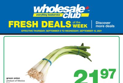 Wholesale Club (West) Fresh Deals of the Week Flyer September 9 to 15