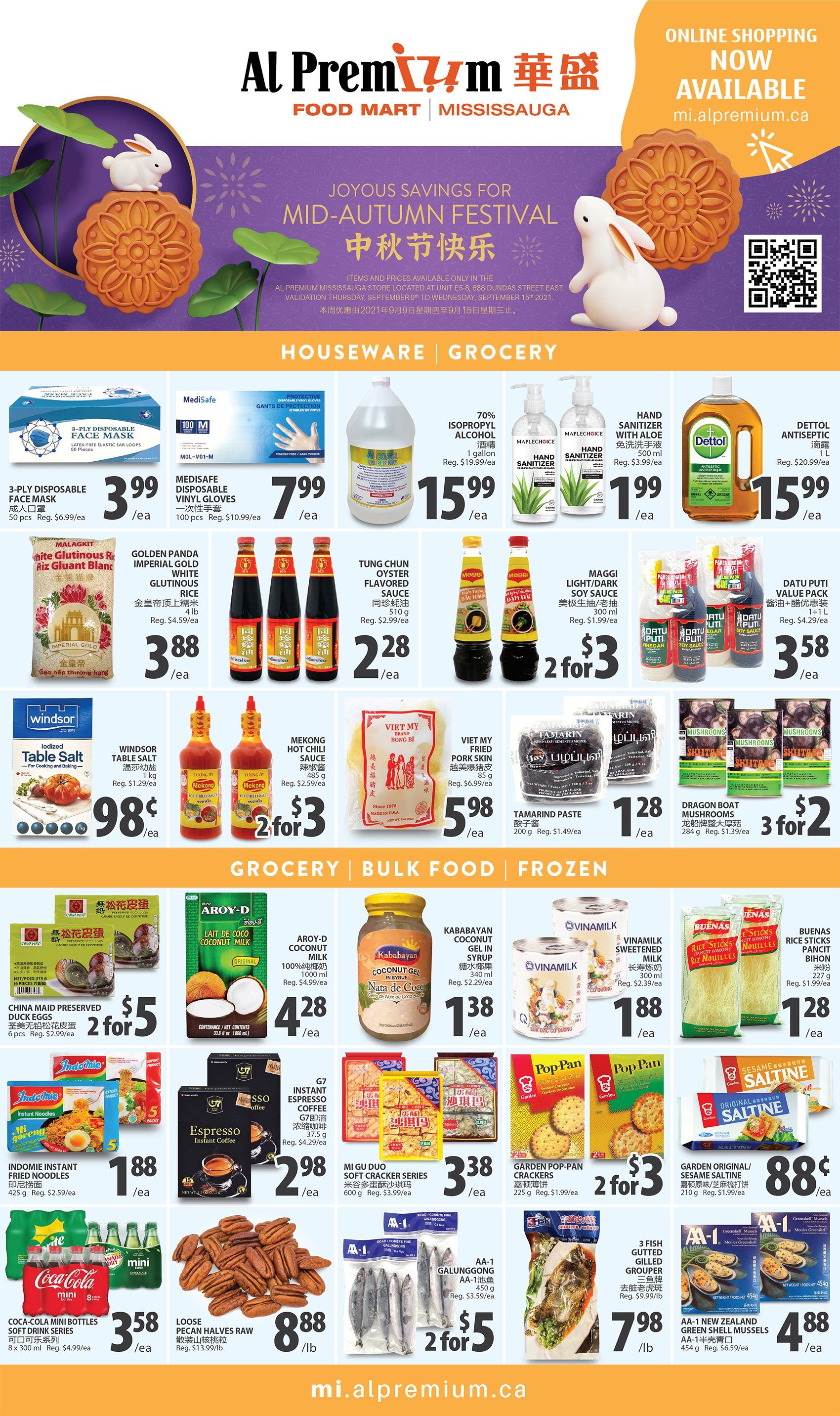 Al Premium Food Mart (Mississauga) Flyer September 9 to 15