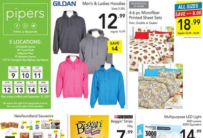 Pipers Superstore Flyer September 9 to 15