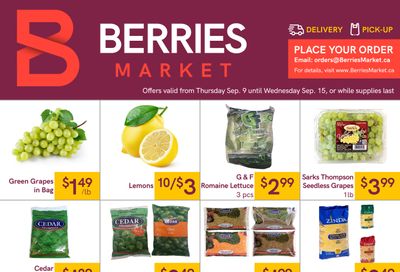 Berries Market Flyer September 9 to 15