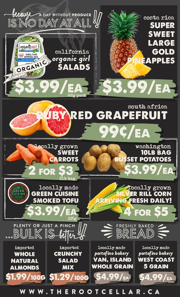The Root Cellar Flyer September 9 to 15