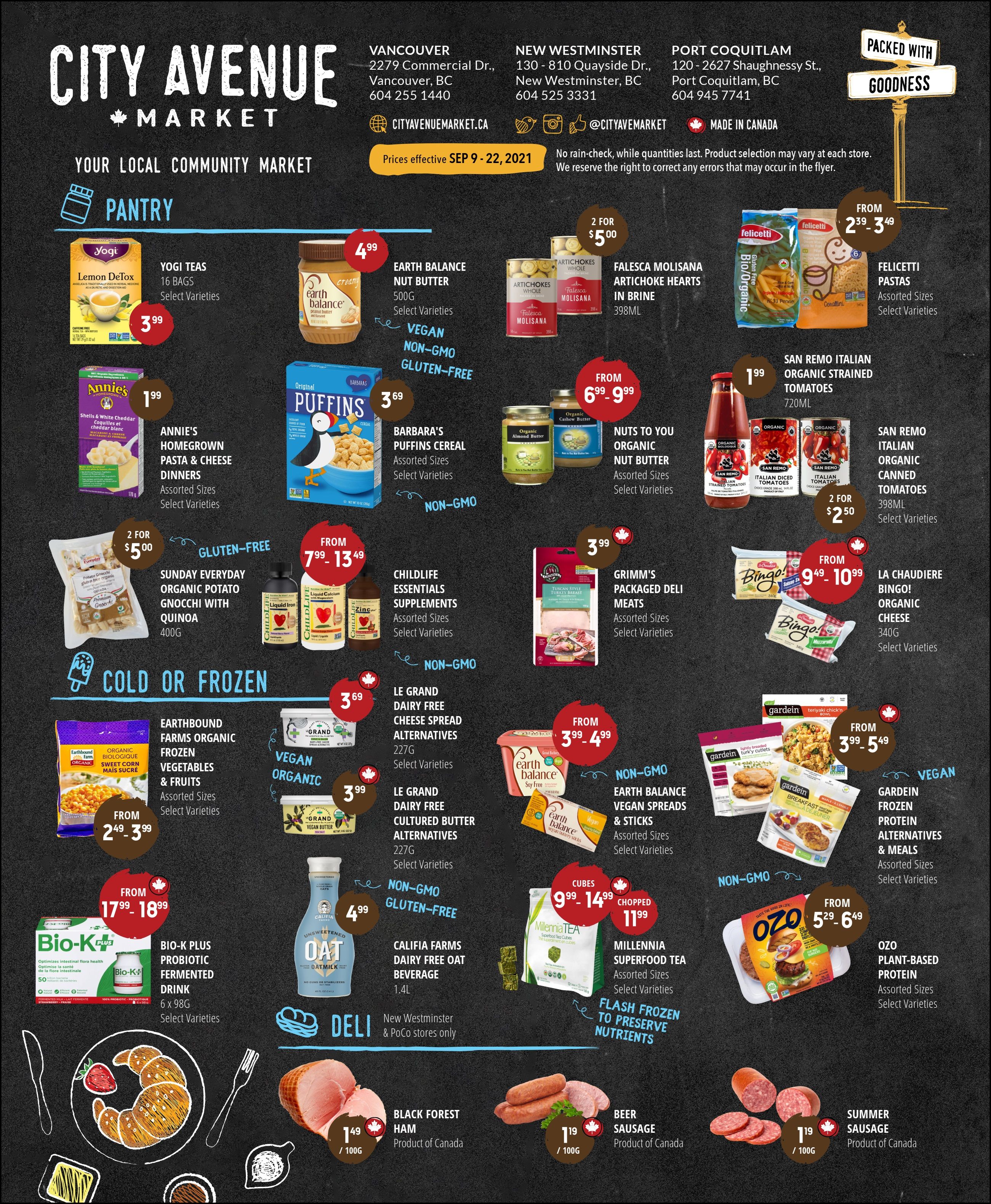 City Avenue Market Flyer September 9 to 22