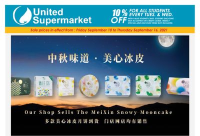 United Supermarket Flyer September 10 to 16