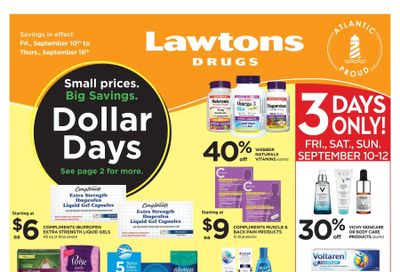 Lawtons Drugs Flyer September 10 to 16