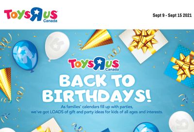 Toys R Us Flyer September 9 to 15