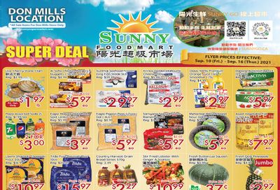 Sunny Foodmart (Don Mills) Flyer September 10 to 16