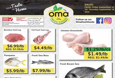 Oma Fresh Foods Flyer September 10 to 16