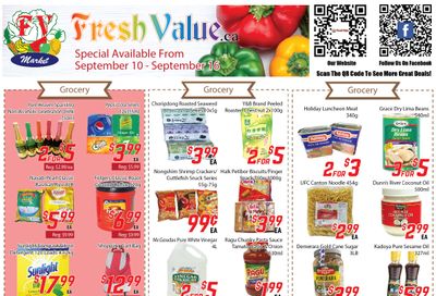 Fresh Value Flyer September 10 to 16