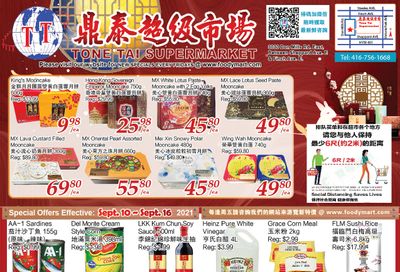 Tone Tai Supermarket Flyer September 10 to 16