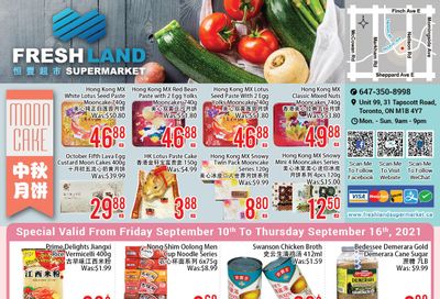 FreshLand Supermarket Flyer September 10 to 16