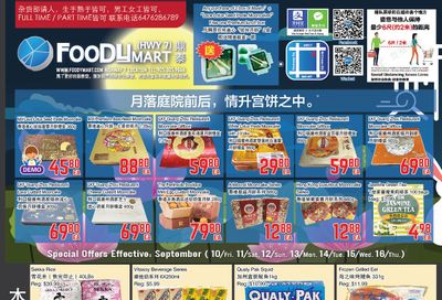 FoodyMart (HWY7) Flyer September 10 to 16