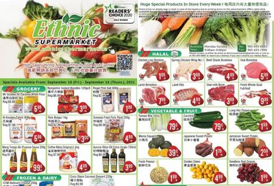 Ethnic Supermarket Flyer September 10 to 16