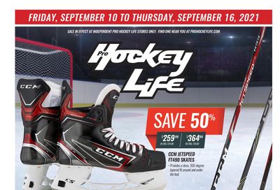 Pro Hockey Flyer September 10 to 16