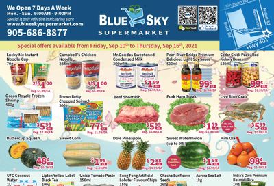 Blue Sky Supermarket (Pickering) Flyer September 10 to 16