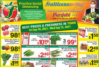 Fruiticana (Edmonton) Flyer September 10 to 15