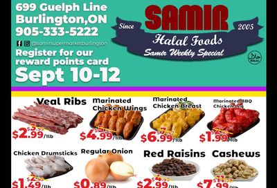 Samir Supermarket Flyer September 10 to 12