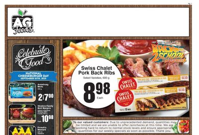 AG Foods Flyer September 12 to 18