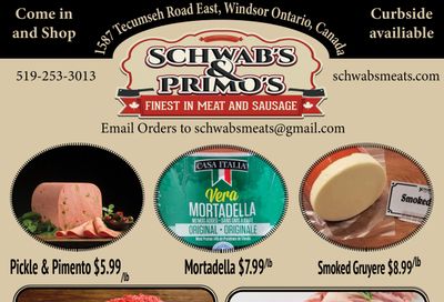 Schwab's & Primo's Flyer September 14 to 19