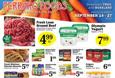 Ferraro Foods Flyer September 14 to 27