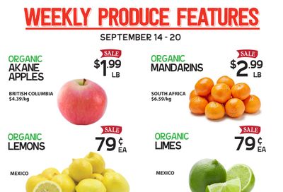 Pomme Natural Market Flyer September 14 to 20