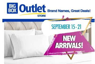 Big Box Outlet Store Flyer September 15 to 21