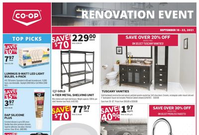 Co-op (West) Home Centre Flyer September 16 to 22