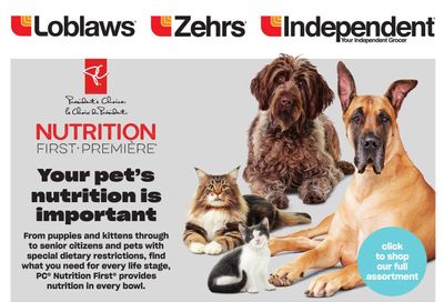 Loblaws (ON) Pet Flyer September 9 to October 6