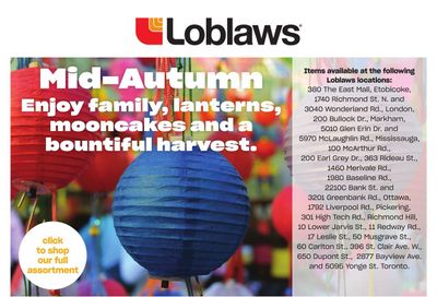 Loblaws (ON) Mid-Autumn Flyer September 9 to 22