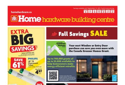 Home Hardware Building Centre (ON) Flyer September 16 to 22