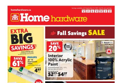 Home Hardware (ON) Flyer September 16 to 22