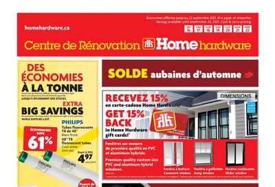 Home Hardware Building Centre (QC) Flyer September 16 to 22